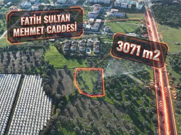 İsabeylide Satılık 3071m2 İmarlı Arsa