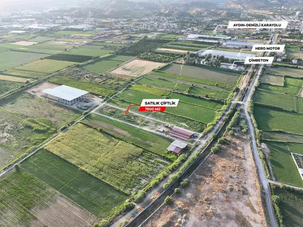DALLICA'DA SATILIK 7500m2 ÇİFTLİK küçük görsel 1